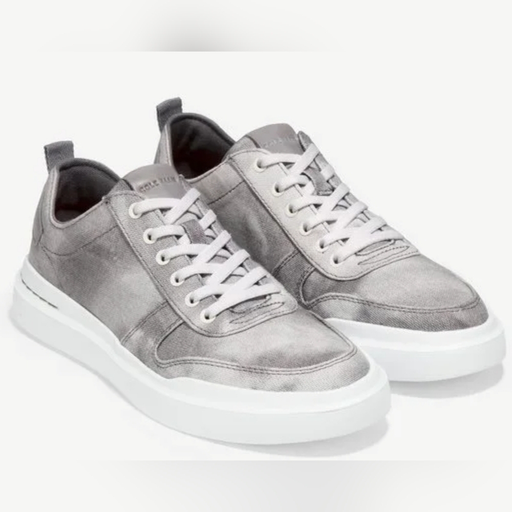 Cole Haan Gray and White Athletic Sneakers